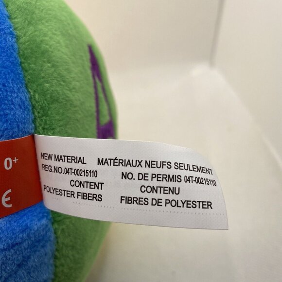 Gitzy Infant Soft Plush Round Ball Baby's First Toy Rattle Colorful 6” - Picture 8 of 14